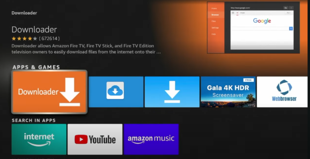 Downloader App screenshot